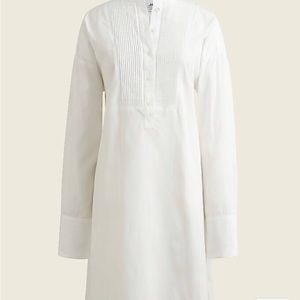 NWOT J. Crew tunic, white shirt dress